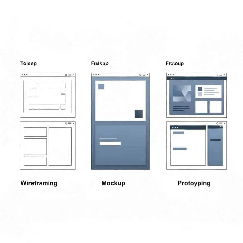 Wireframing, mockupy, prototypy: etapy projektowania interfejsu